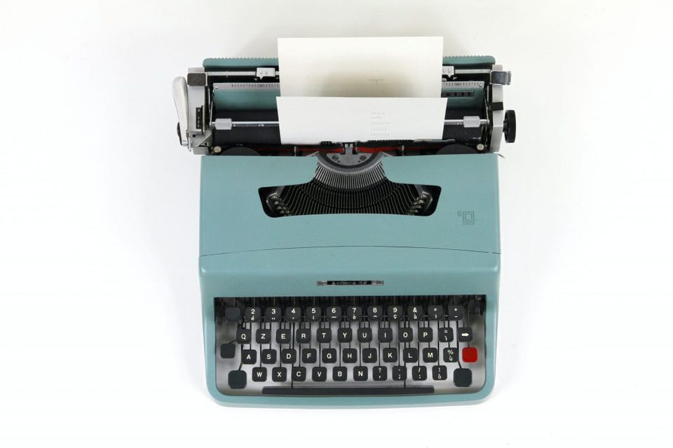 If you want to tell stories, you need a typewriter. 