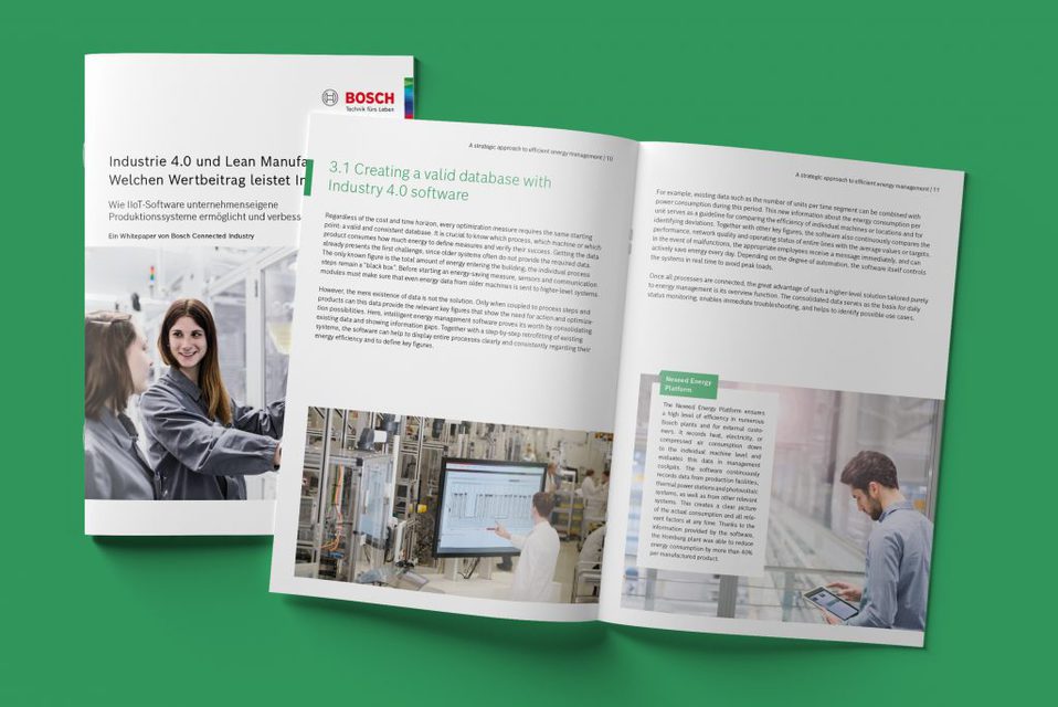Bosch Connected Industry: white papers demonstrate i4.0 expertise We enjoy communicating technical topics in an exciting way. And you can read that, too – for example in the white papers from Bosch Connected Industry on the digitalization of manufacturing and logistics.